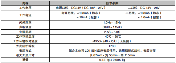 利達LD1001EN 火災(zāi)聲光警報器（編碼型）接線安裝技術(shù)